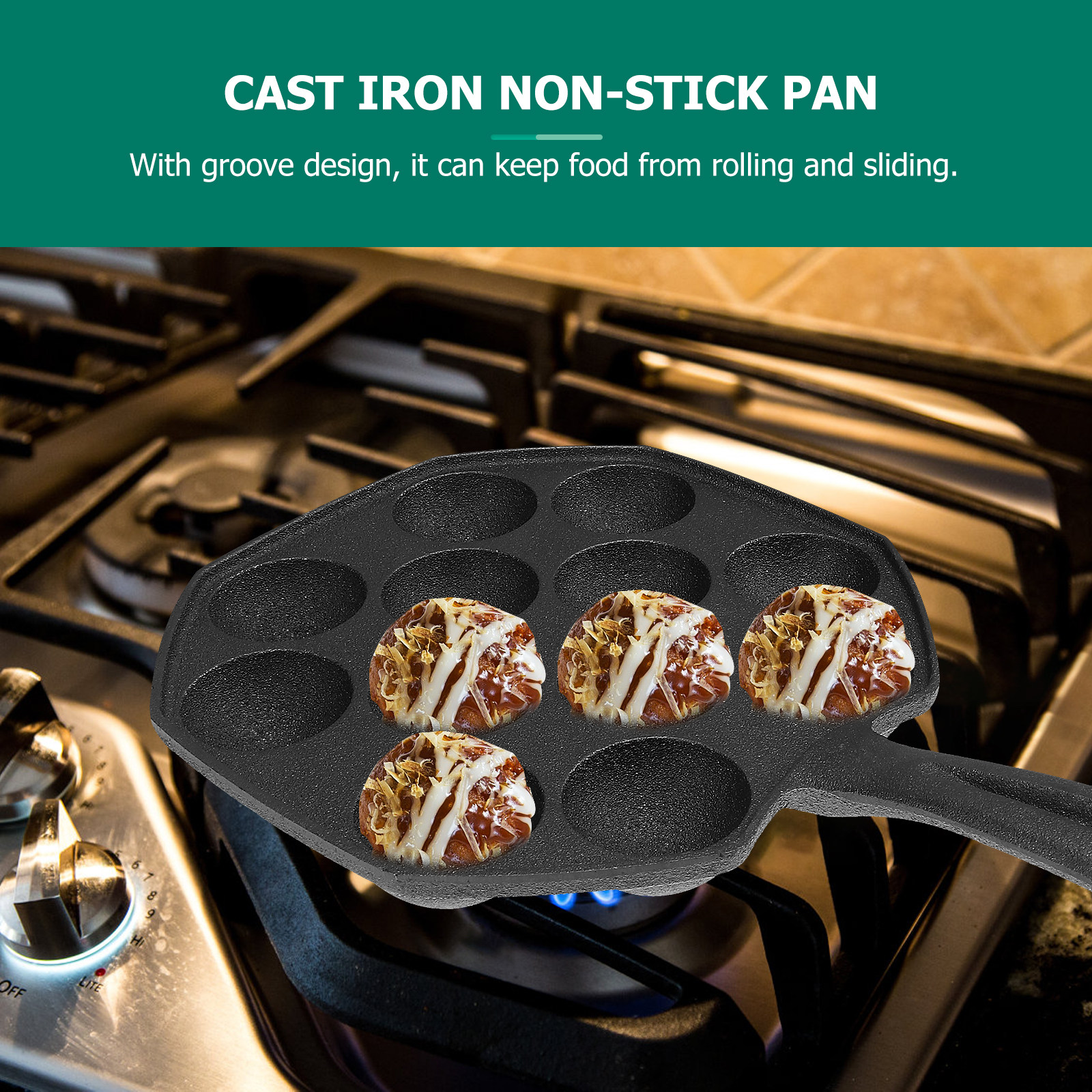 Takoyaki Pan 12 Molds Cast Iro – Takoyaki Grill Plate Bewertung und Preis