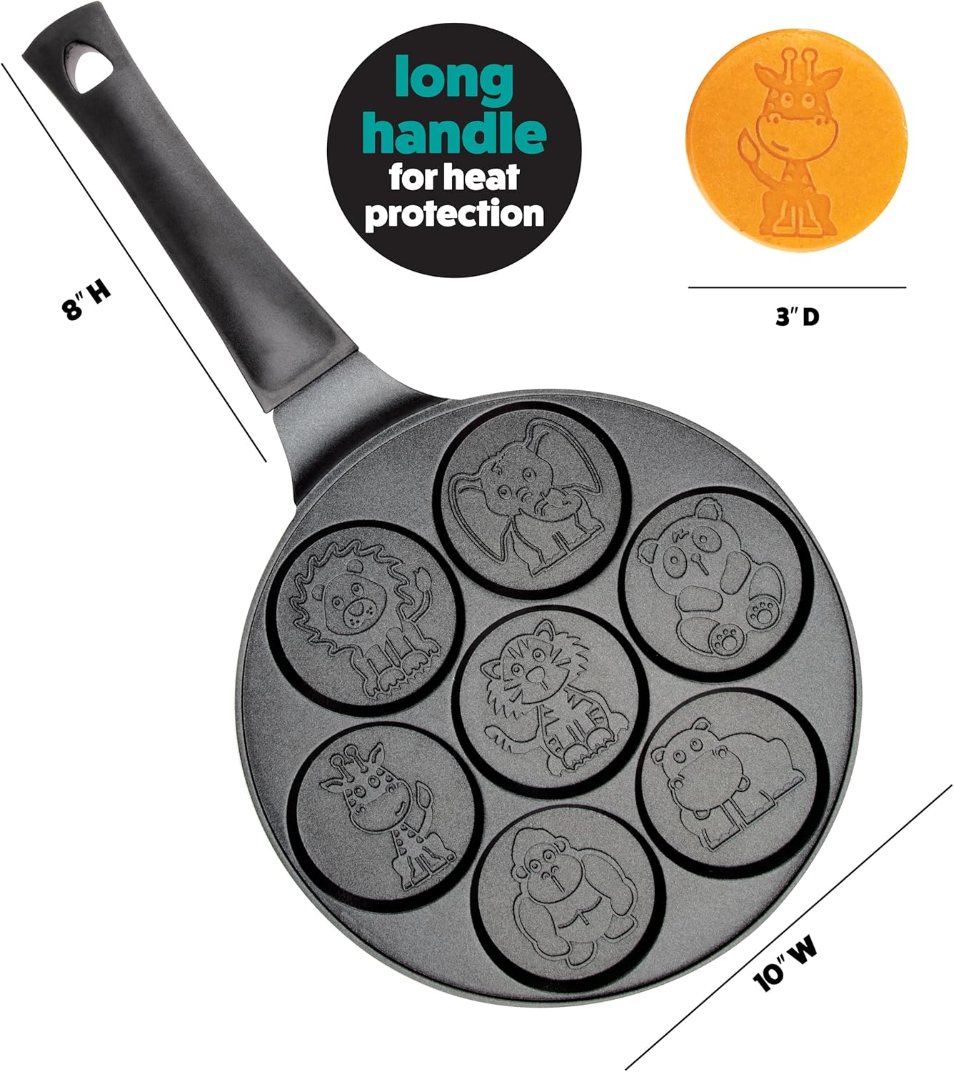 Animal Mini Pancake Pan - Make – Mini Pancake Griddle Bewertung und Preis