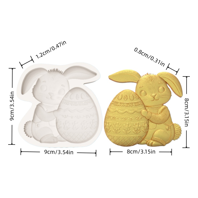 Easter Egg-Holding Bunny Silic – Bunny Cake Mold Bewertung und Preis