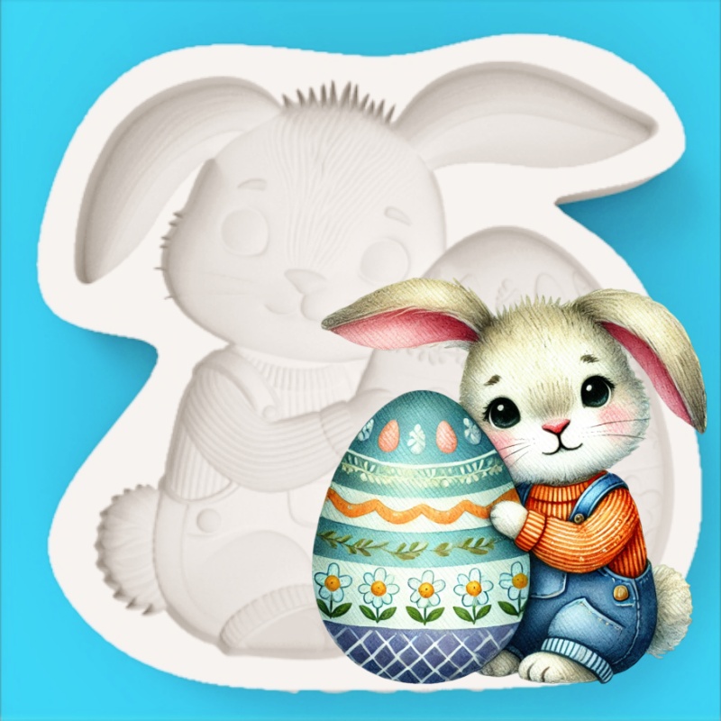 Easter Egg-Holding Bunny Silic – Bunny Cake Mold Bewertung und Preis