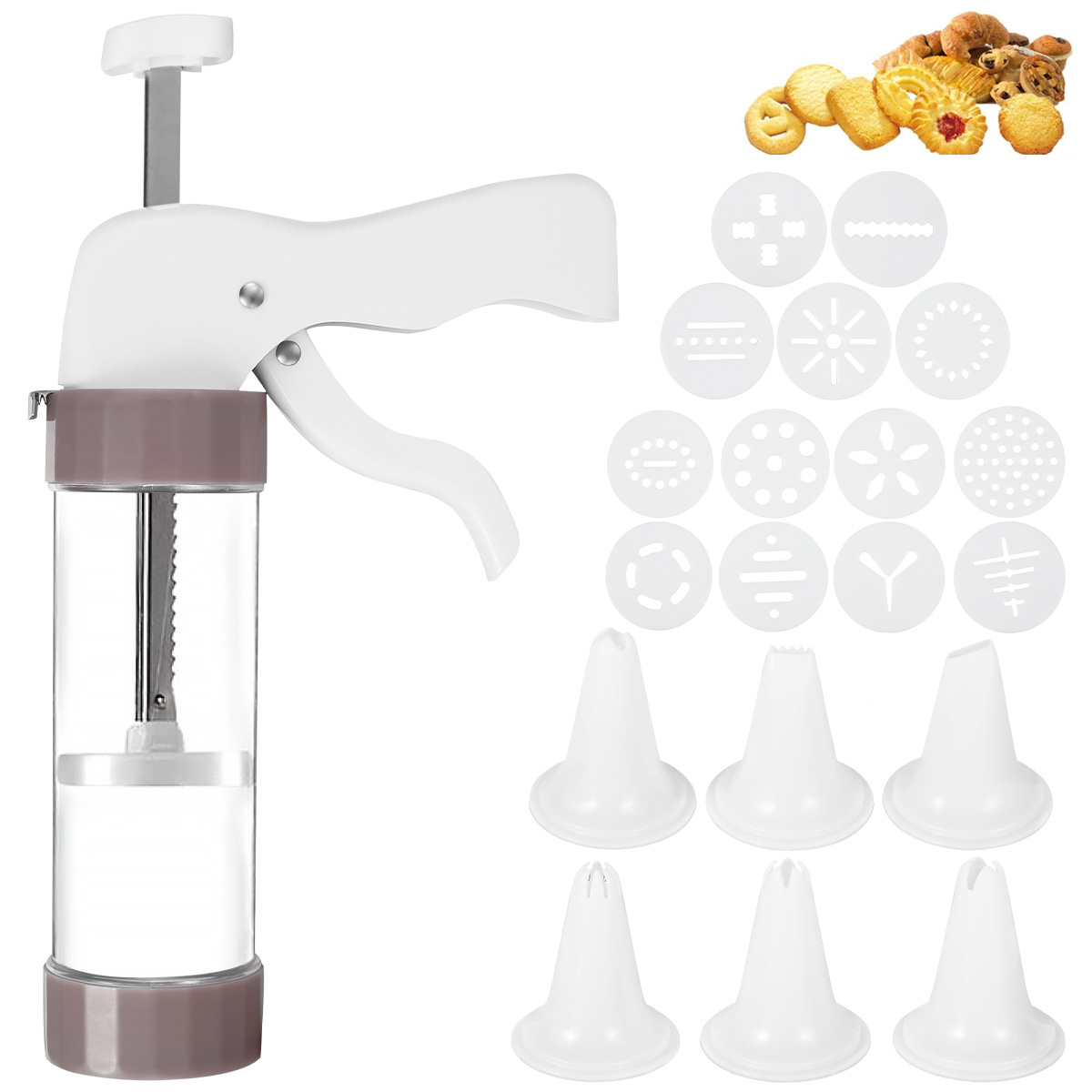 Cookie Press Set Cookie Press  – Churros Maker Gun Bewertung und Preis