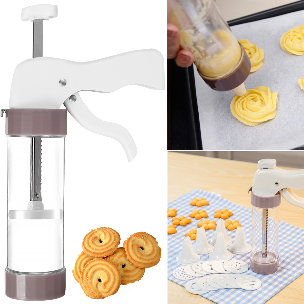 Cookie Press Set Cookie Press  – Churros Maker Gun Bewertung und Preis