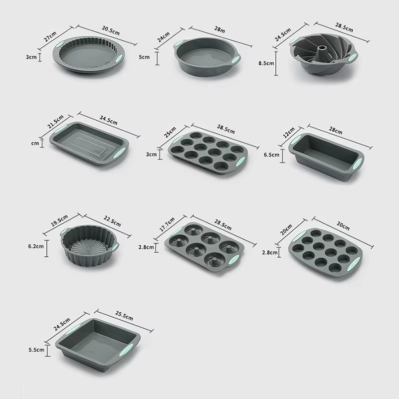 Silicone Fluted Cake Pans Non- – Donut Mold Silicone Bewertung und Preis