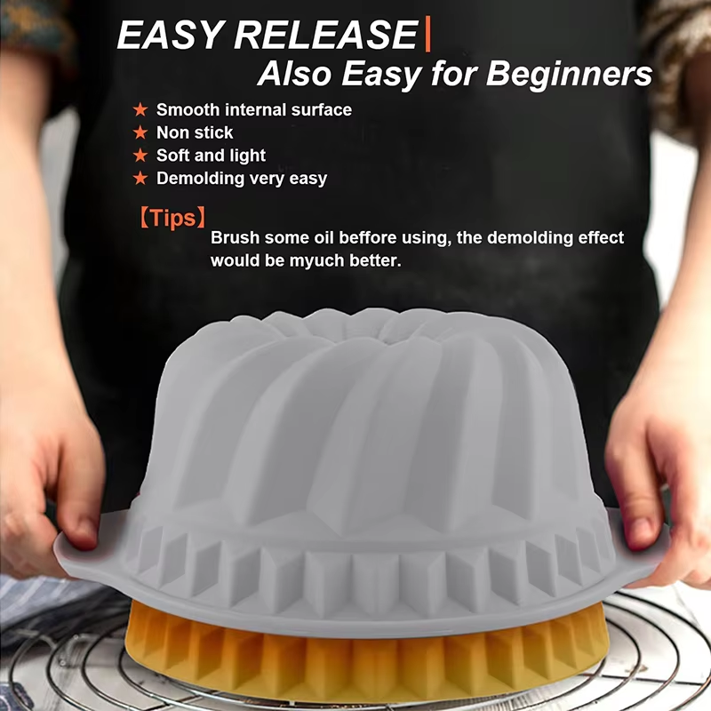 Silicone Fluted Cake Pans Non- – Donut Mold Silicone Bewertung und Preis